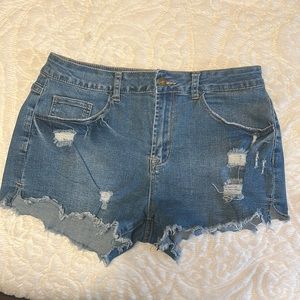 Denim ripped shorts - in good shape.